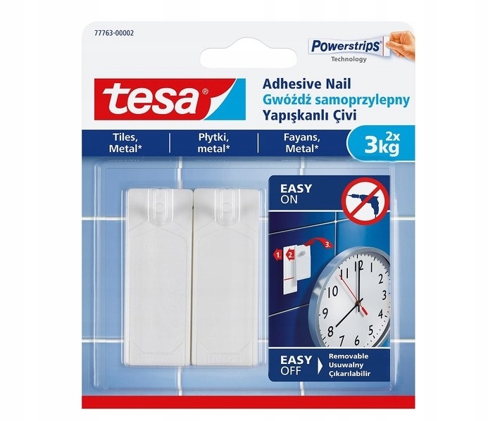 

Gwóźdź samoprzylepny Tesa do płytek metalu 77763