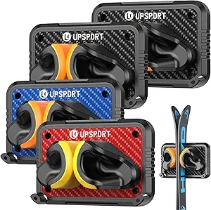 4 ks Věšák na lyže snowboard nástěnný vertikální držák pro dům i garáž