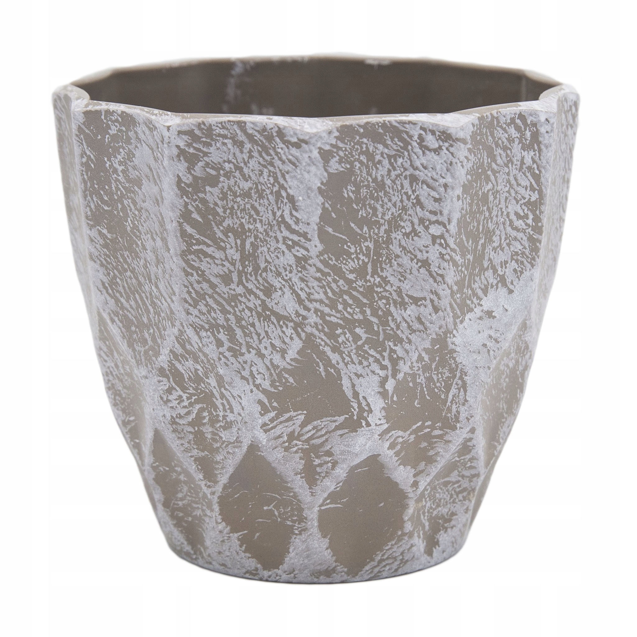 

Osłonka plastikowa Ø9cm doniczka Crystal Ash szara