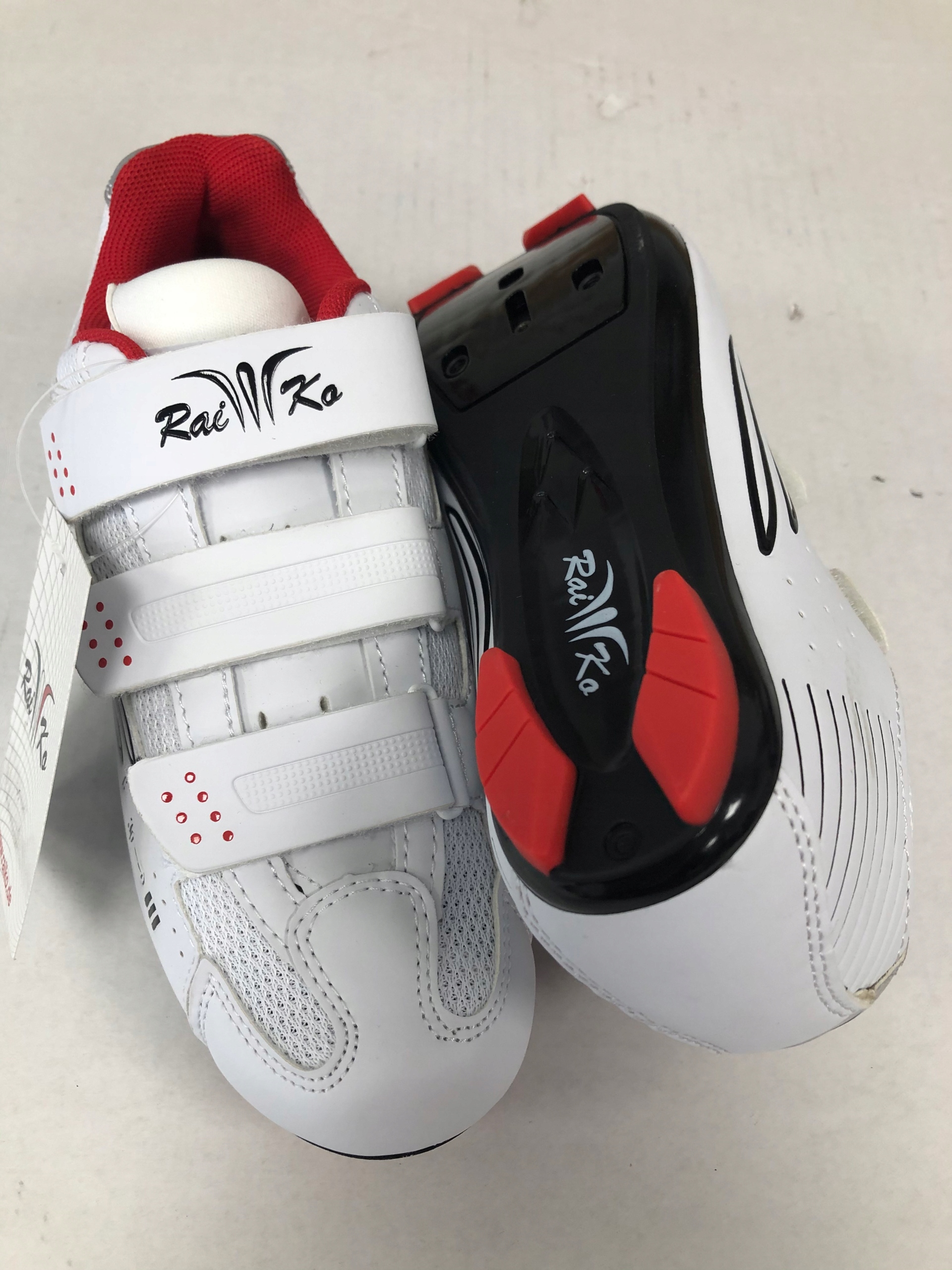 Buty rowerowe Raiko HP3 r.42 białe Rozmiar 40