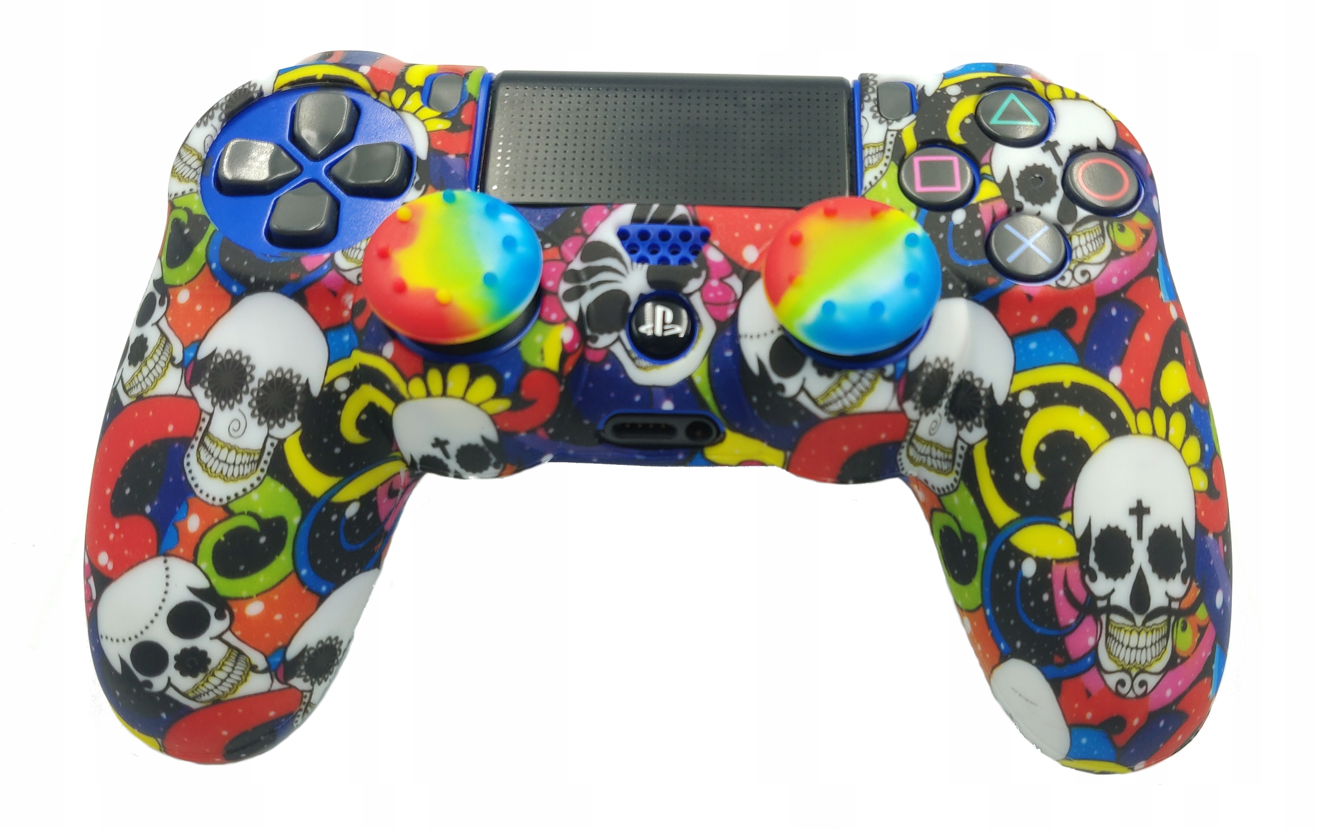 

Etui Silikon Osłona Pokrowiec Na Pada PS4 +2 Gripy