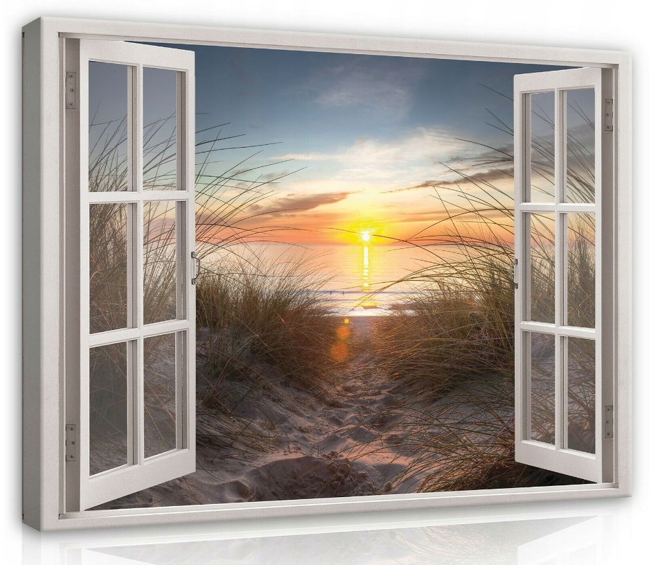 Obraz 120x80 Západ slunce moře pláž léto příroda klid relaxace romantika