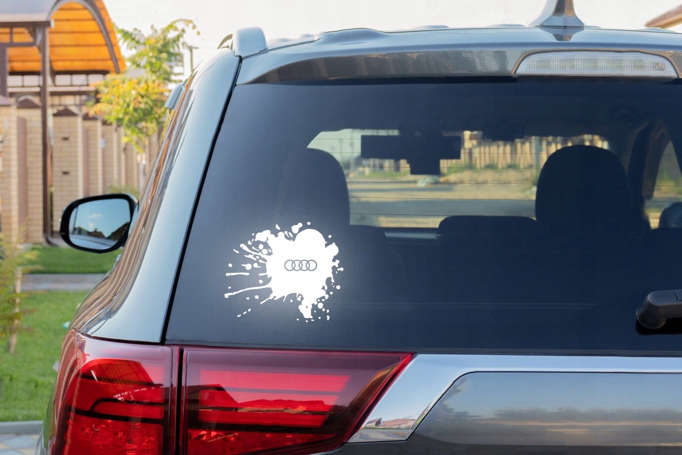 Naklejka PLAMA Audi Logo na samochód na auto - ODB Producent Inny