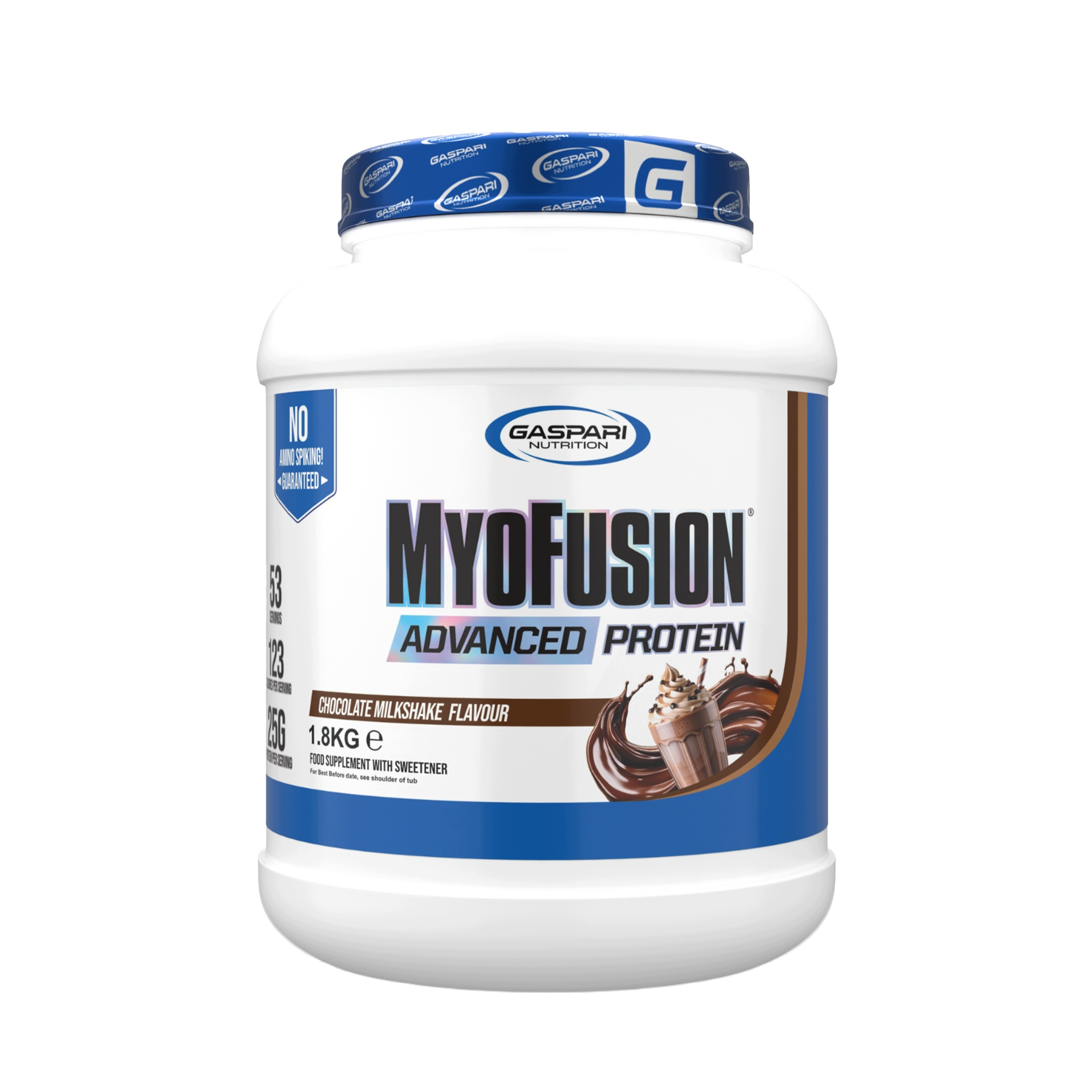 Proteinový izolát Protein Wpc Wpi MyoFusion 1800 g Čokoláda Gaspari