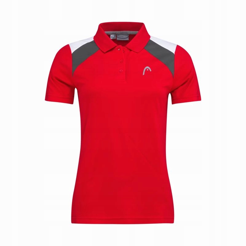 Dámské Tričko Head Club Tech Polo Shirt Women 2022 Red S