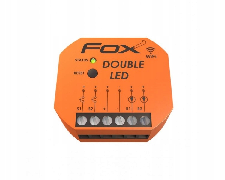 Wi-Fi ovladač pro dvoukanálové Led osvětlení 12 V Double Led WI-LED2S2-P