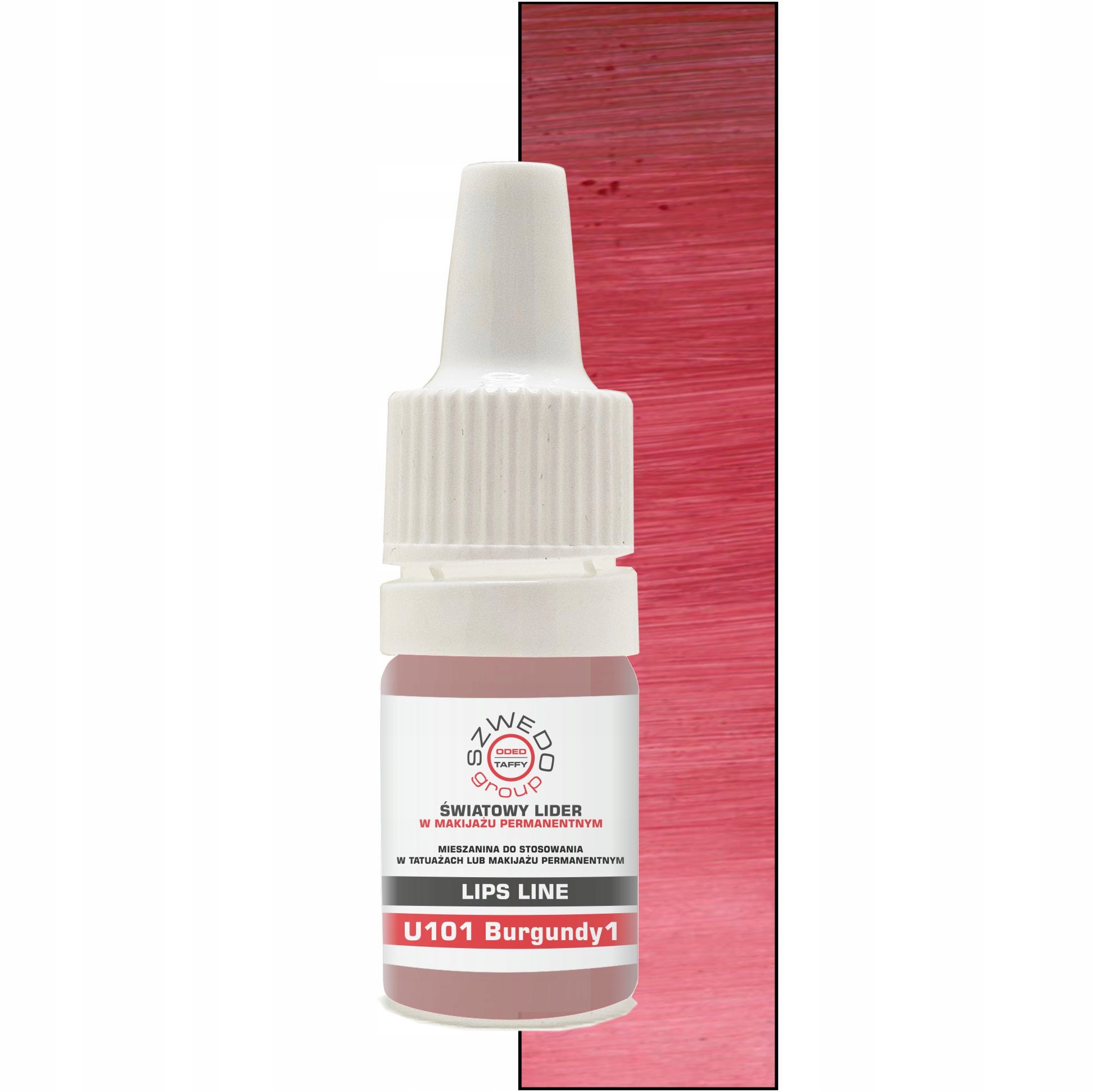 U101 Burgundy1 – pigment pro permanentní make-up rtů – Pmu Line