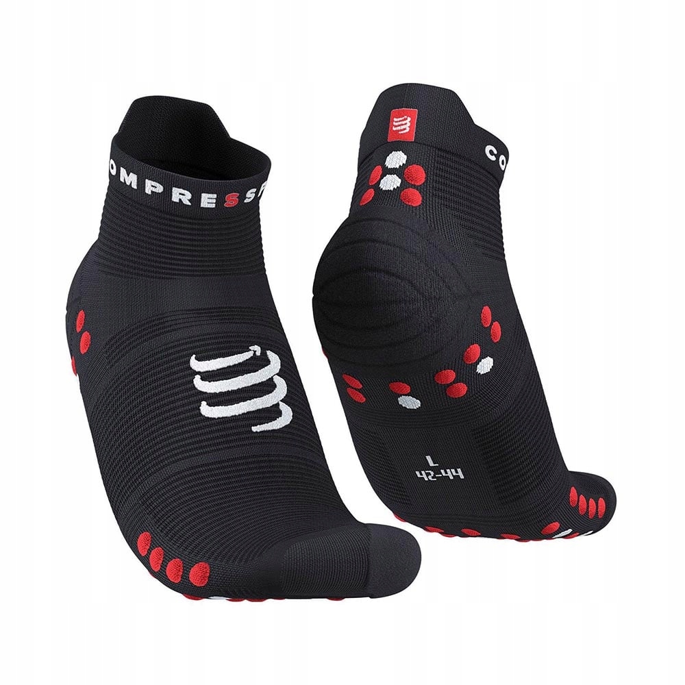 Kompresné ponožky na behanie Compressport Pro Racing v4.0 čierne 39-41
