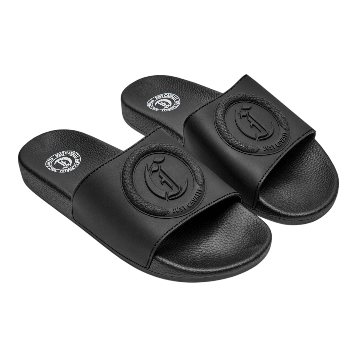 Just Cavalli Pánské Pantofle Fondo Pool DIS.4 Černé vel. 39