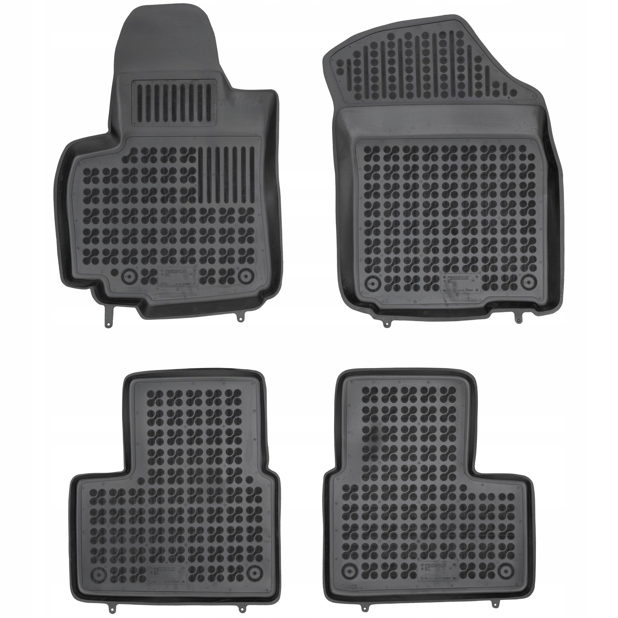 Gumové korýtkové koberce Fiat Sedici I 2005-2014