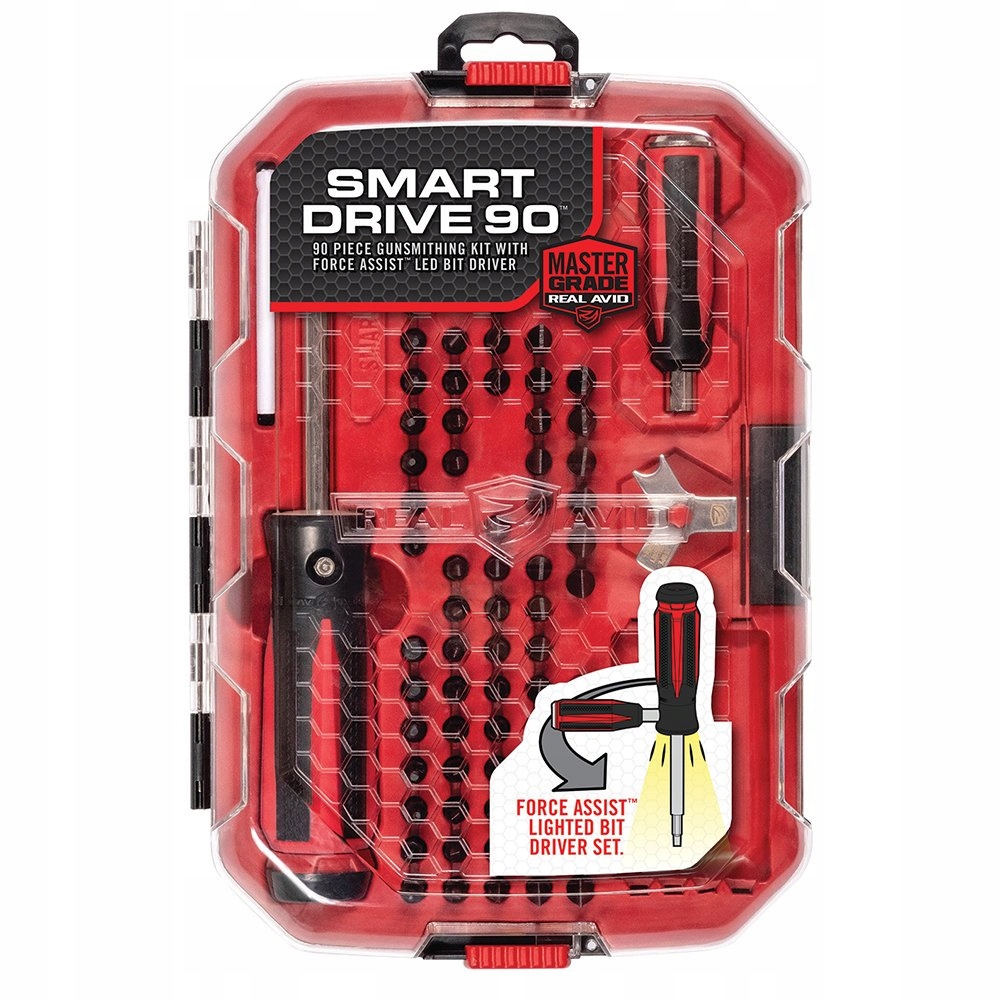 Zestaw śrubokrętów Real Avid Smart Drive 90 Gunsmith Bit Driver Set AVSD90