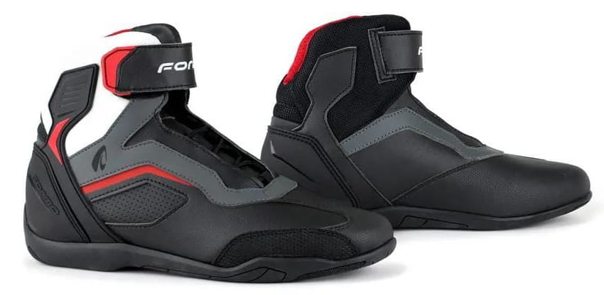 Forma Stinger Evo Flow Black White Grey Pánske Motocyklové Topánky, Mestské