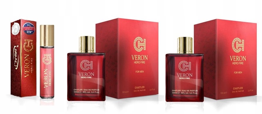 Chatler Veron Hero Fire 2x100 ml 30 ml Edp sada