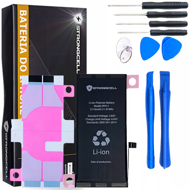 Bateria Do Apple iPhone 11 Strongcell 3110 mAh