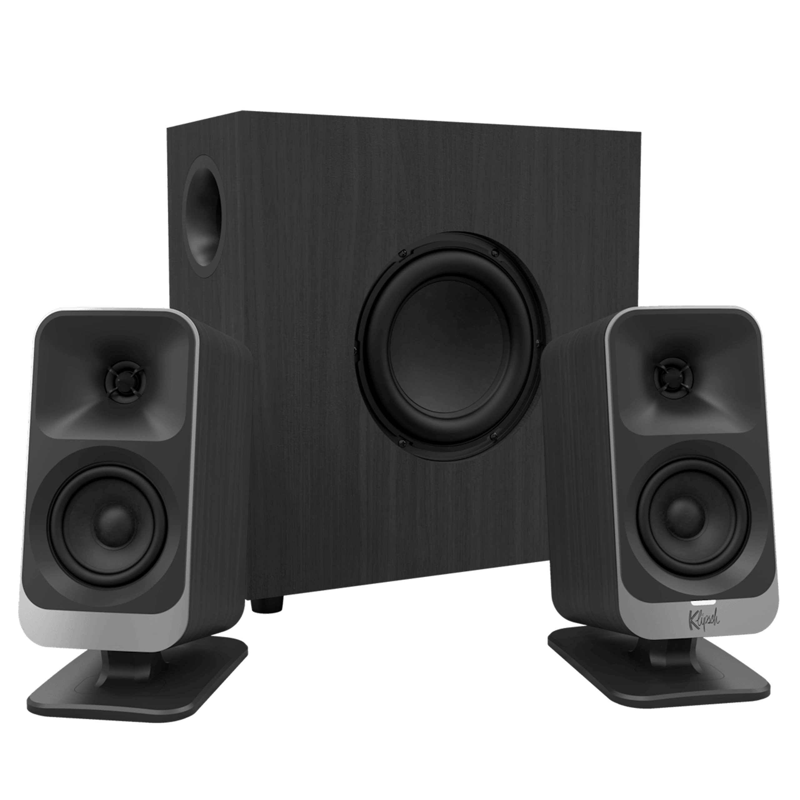 Klipsch Promedia Lumina Aktywne Głośniki Komputerowe 2.1 Subwoofer Czarne