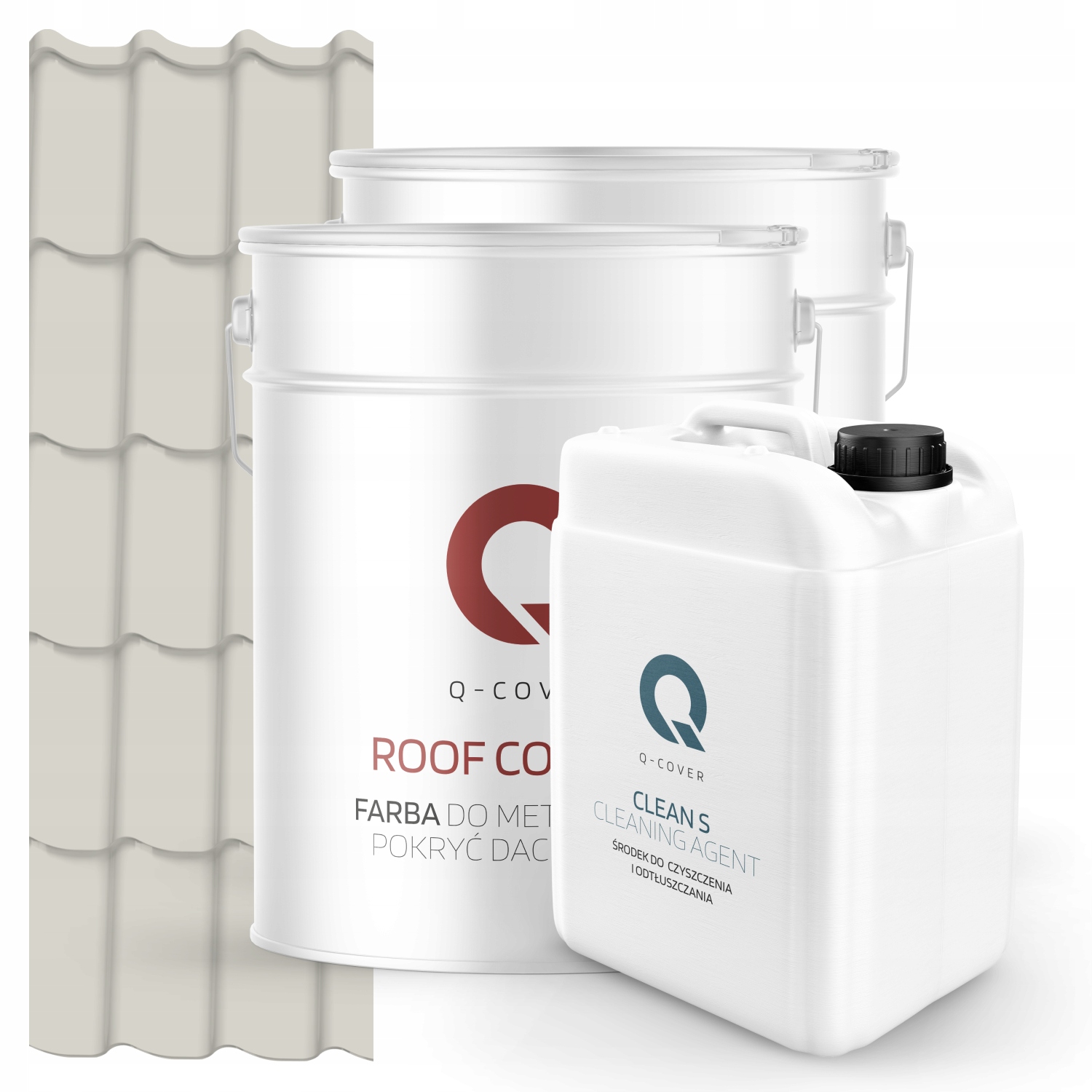 Farba Strešná Metalová Podložka Odmasťovač Biela Šedá Ral 9002 74 m2 Lesk