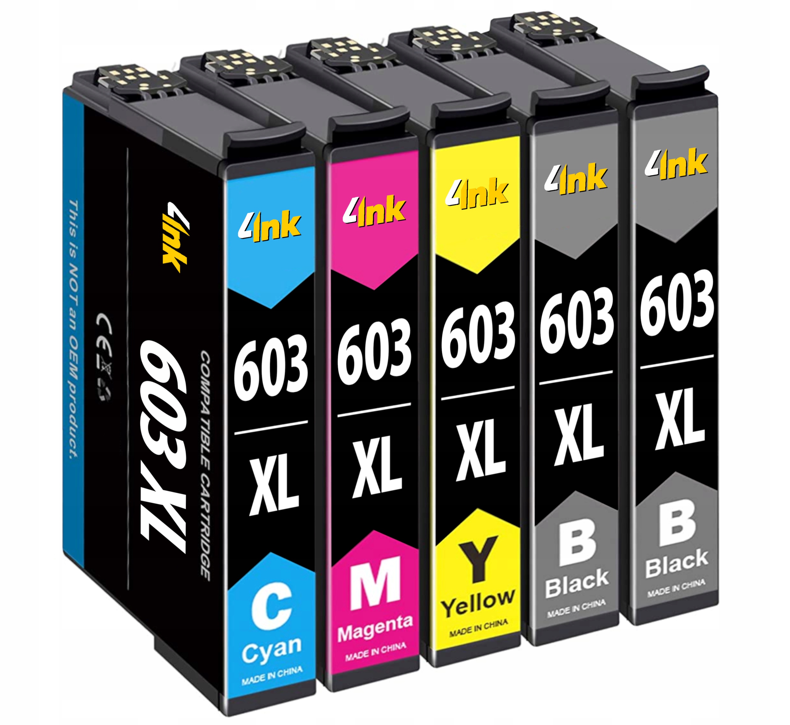 

5x Tusz 603 XL Do Epson XP-2155 XP-3155 XP-4155