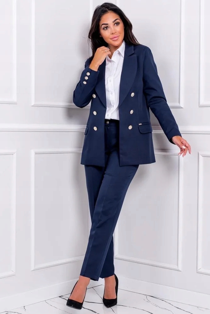 Dámský dvouřadový oblek Granátové jablko 36