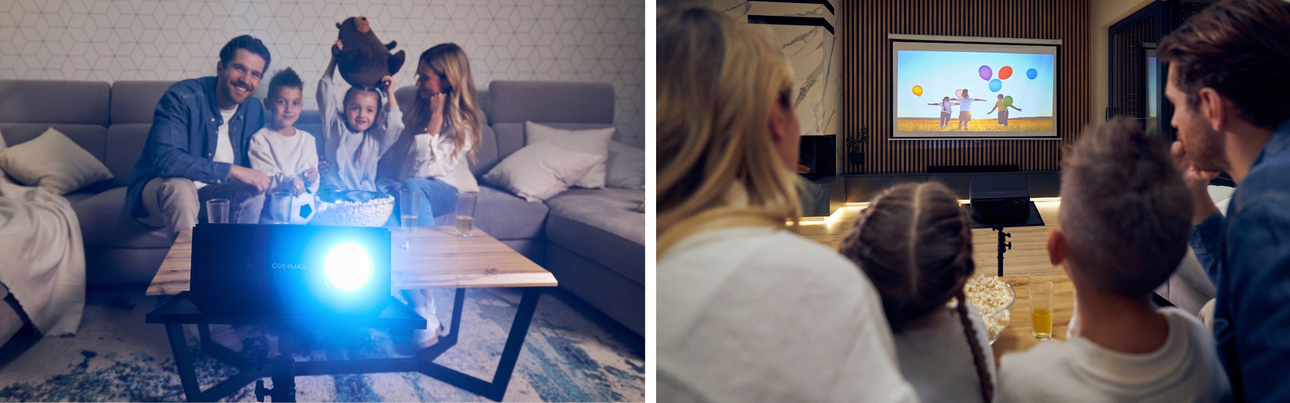 PROJEKTOR FUll HD 6.1 Rzutnik Keystone Auto Focus Android + HDMI + UCHWYT Szerokość produktu 30.3 cm