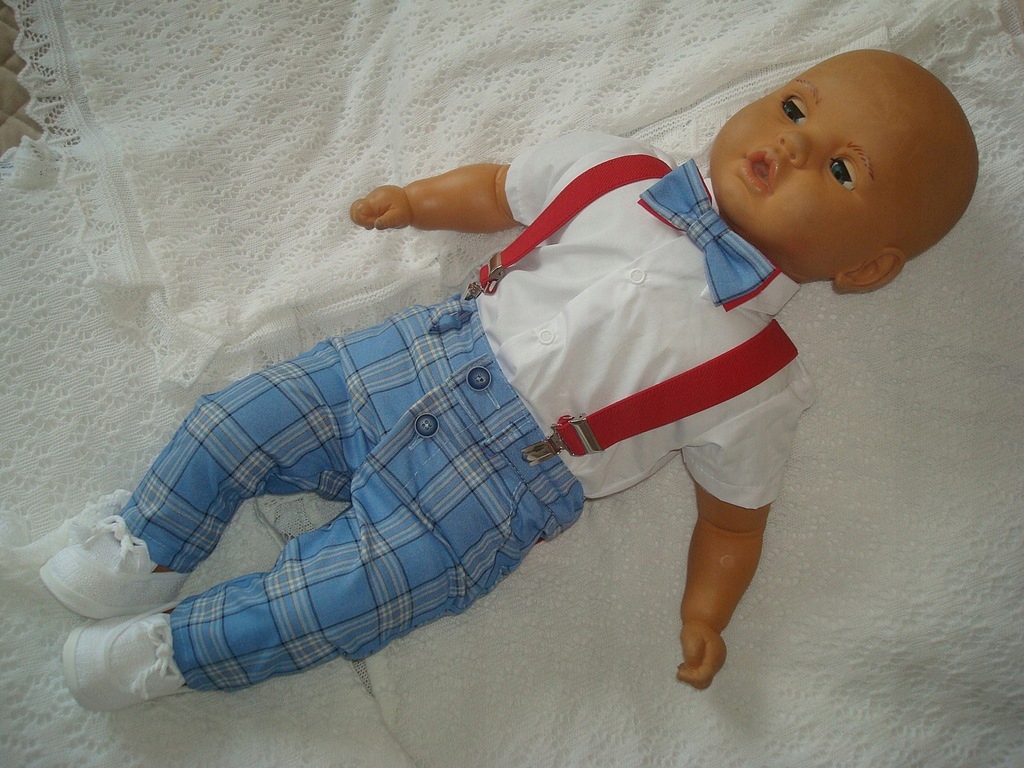 MARYNARKA KOMPLET UBRANKO/CHRZTU/WESELE/62 INNE Płeć Chłopcy