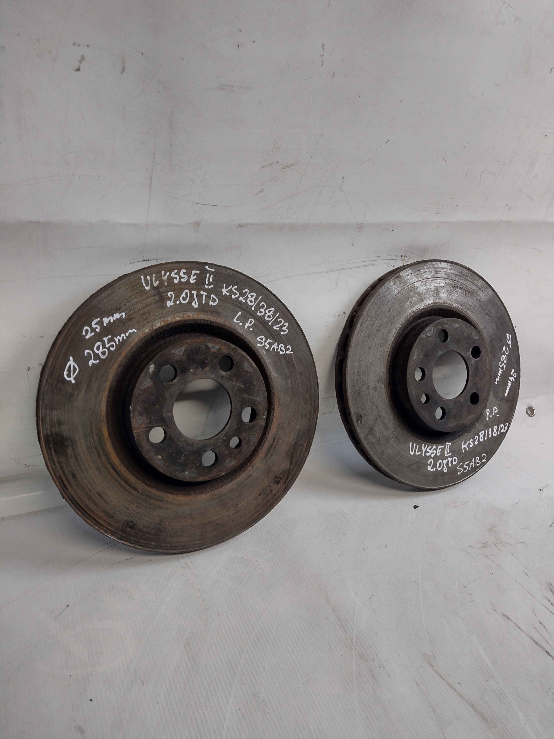 front discs brake Fiat Ulysse II 2,0 JTD
