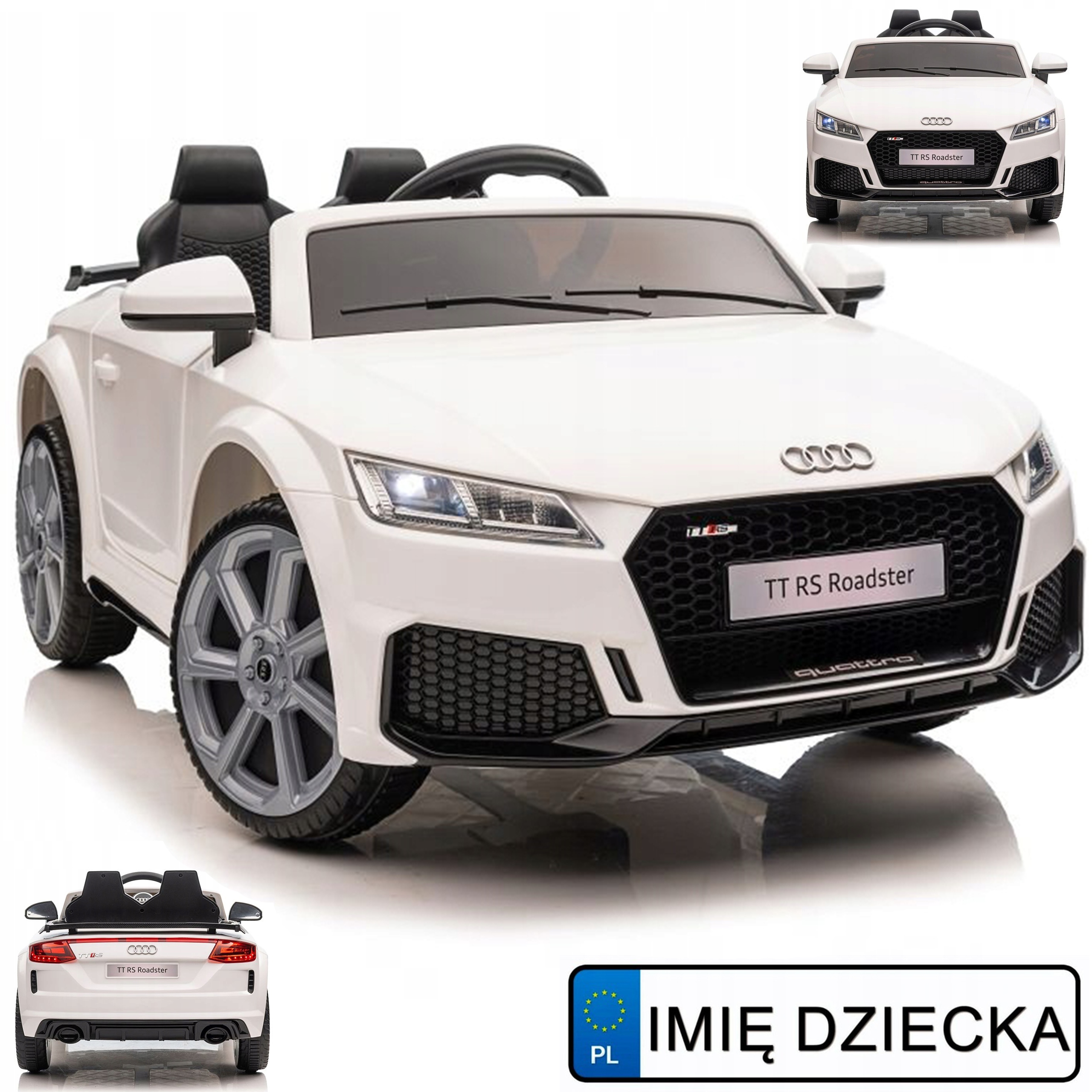 Audi Rs Auto Samochód Na Akumulator Led MP3 +pilot