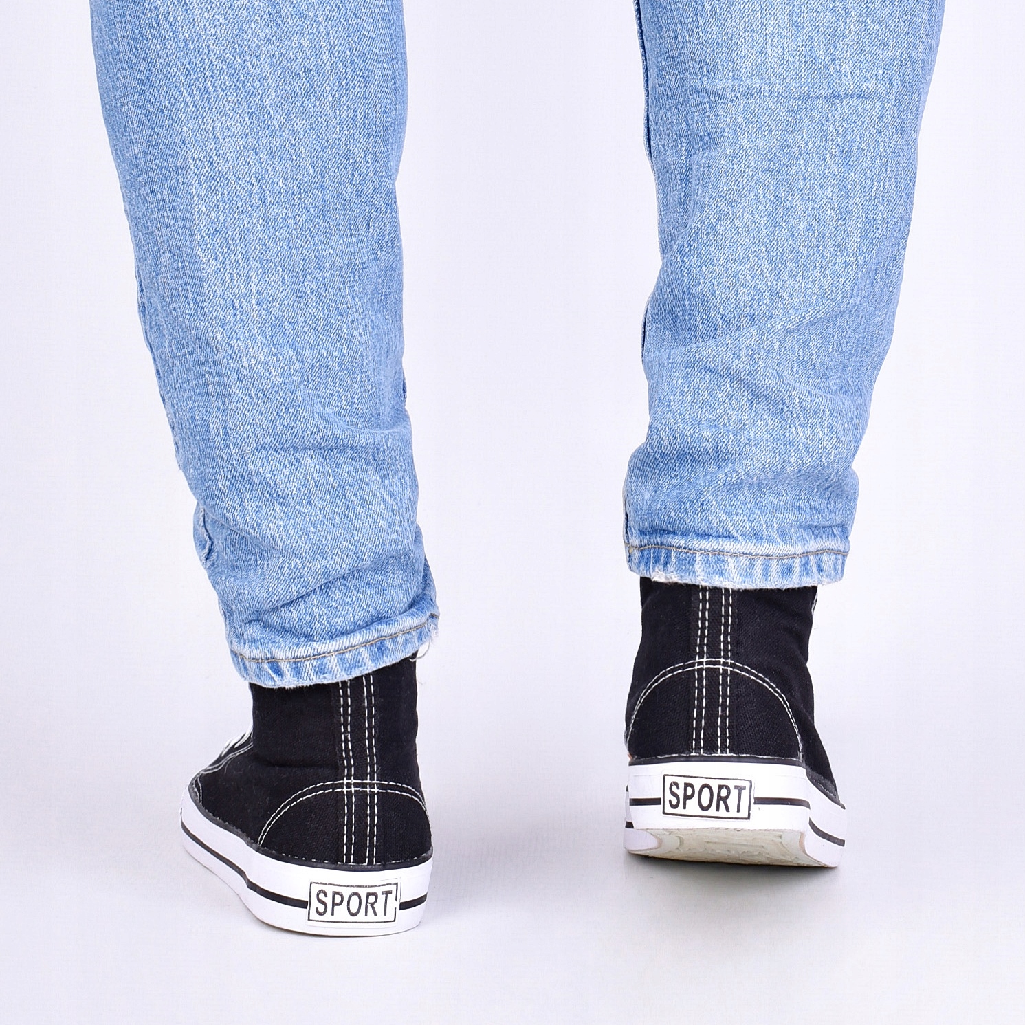 MĘSKIE TRAMPKI WYSOKIE TENISÓWKI KLASYCZNE Rozmiar 47