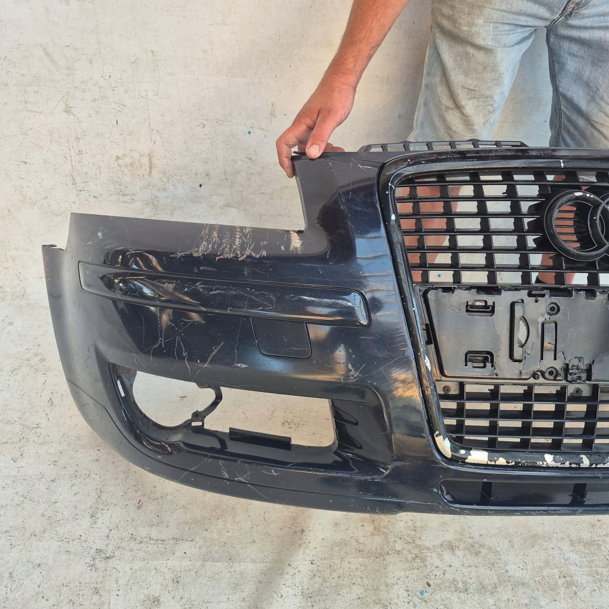 AUDI A3 8P LIFT 05-08 bumper front front grill grid 8P4807096RE