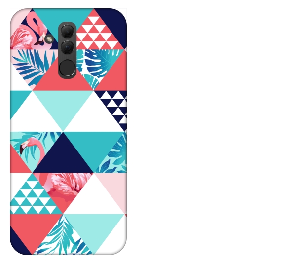 

Etui pokrowiec Huawei Mate 20 Lite Flaming abstrak