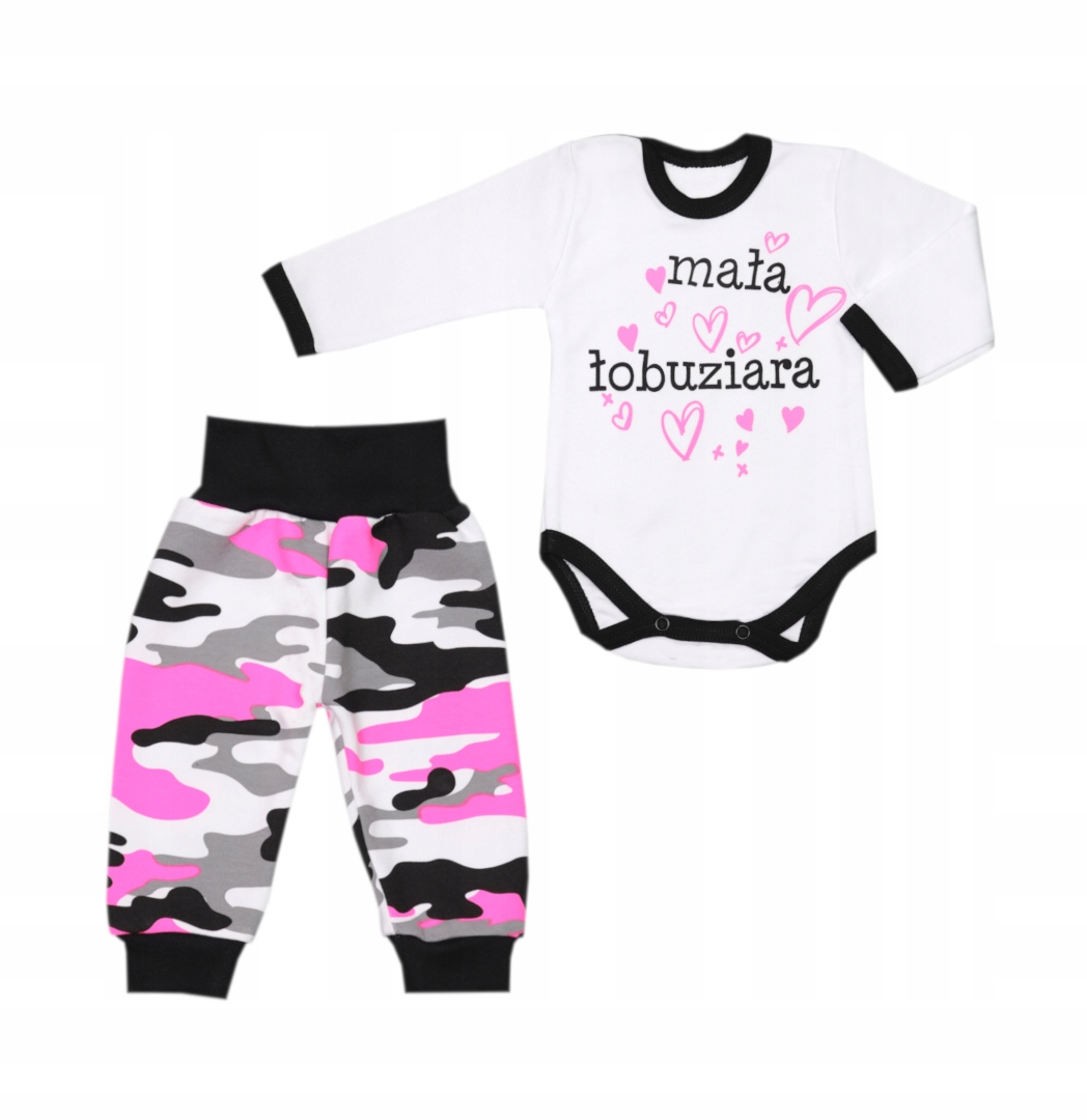 

Komplet niemowlęcy Body Spodenki 74 bawełna 100%