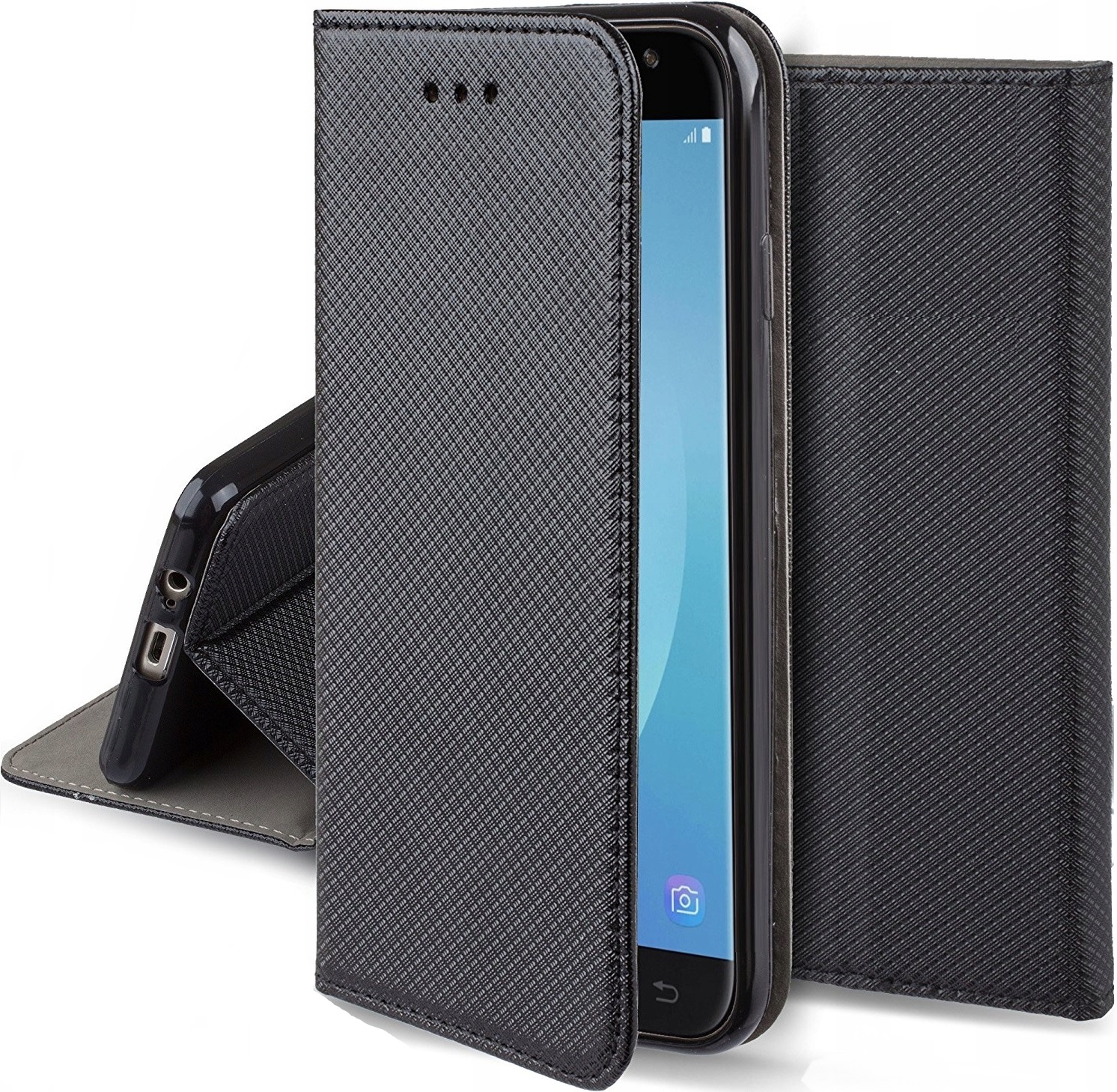 

Etui Do Samsung S7 Edge Z Klapką Obudowa Szkło 3D