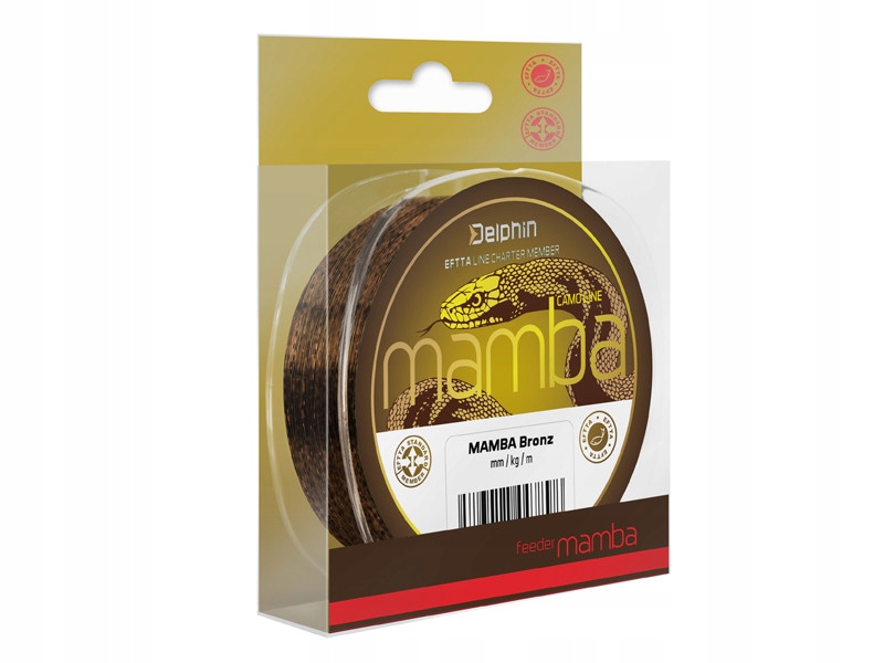 Delphin Żyłka Mamba Feeder Bronz 0,20mm 300m