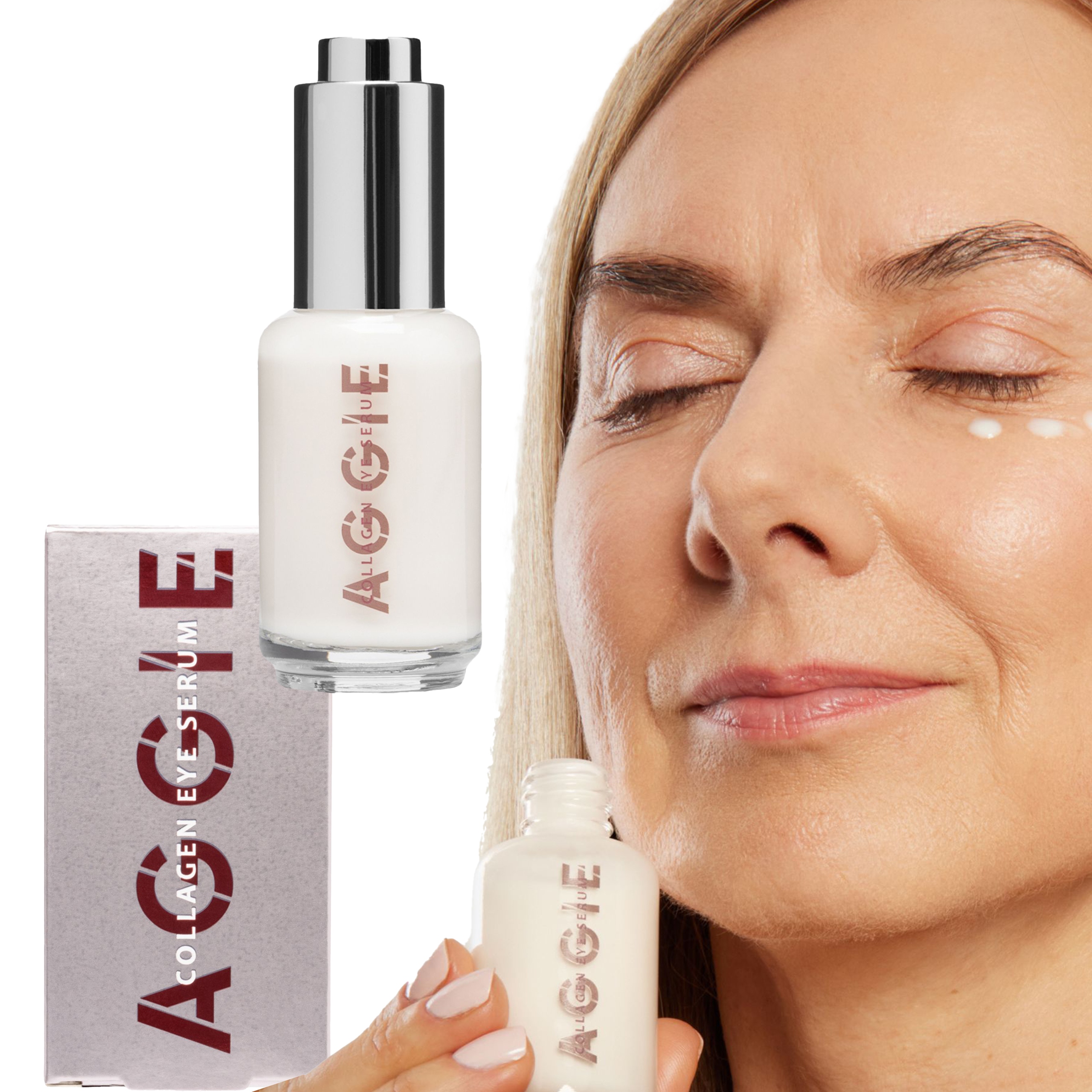 Omlazující Oční Sérum 30 ml Aggie Kolagen lifting redukuje vrásky