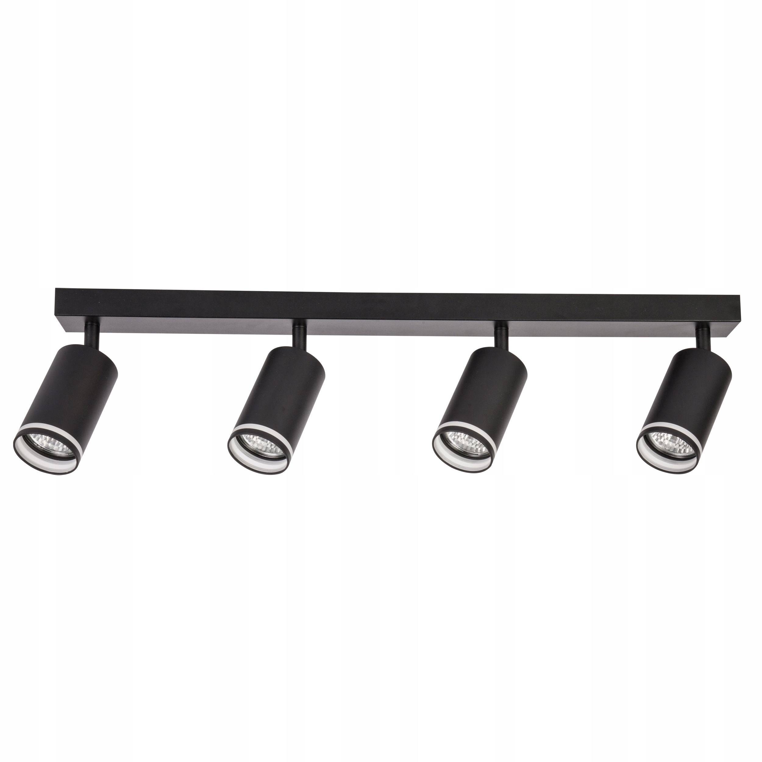Lampa ścienno sufitowa Szyna Listwa Spot Paris 4x GU10 czarna