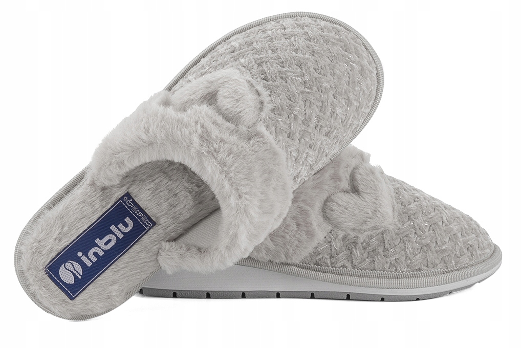 

Inblu LB-90 Domowe Kapcie Papcie Klapki szare 37