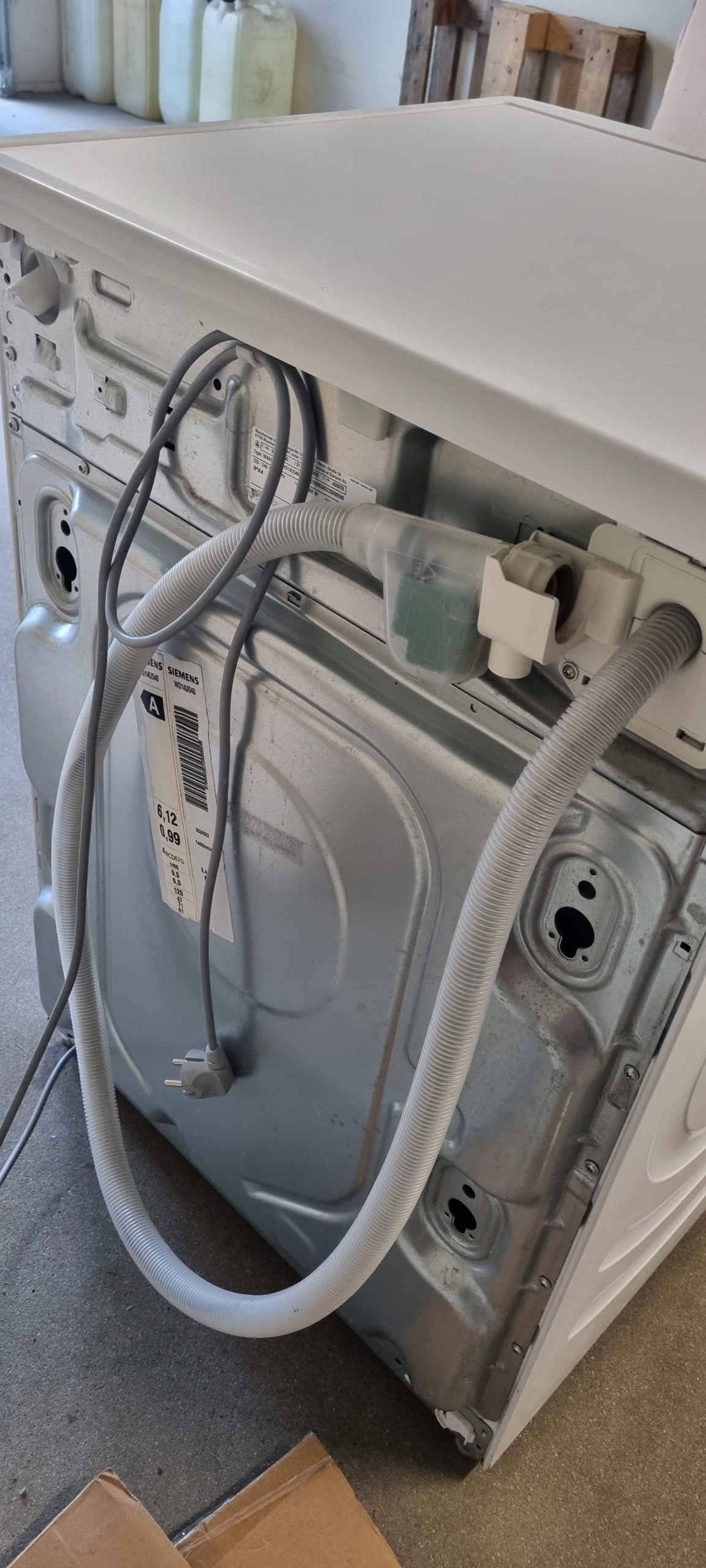 Pralko-suszarka SIEMENS WD14U540 9/6 kg A 1400 ob/min. 2021r. OKAZJA! Sposób załadunku od frontu