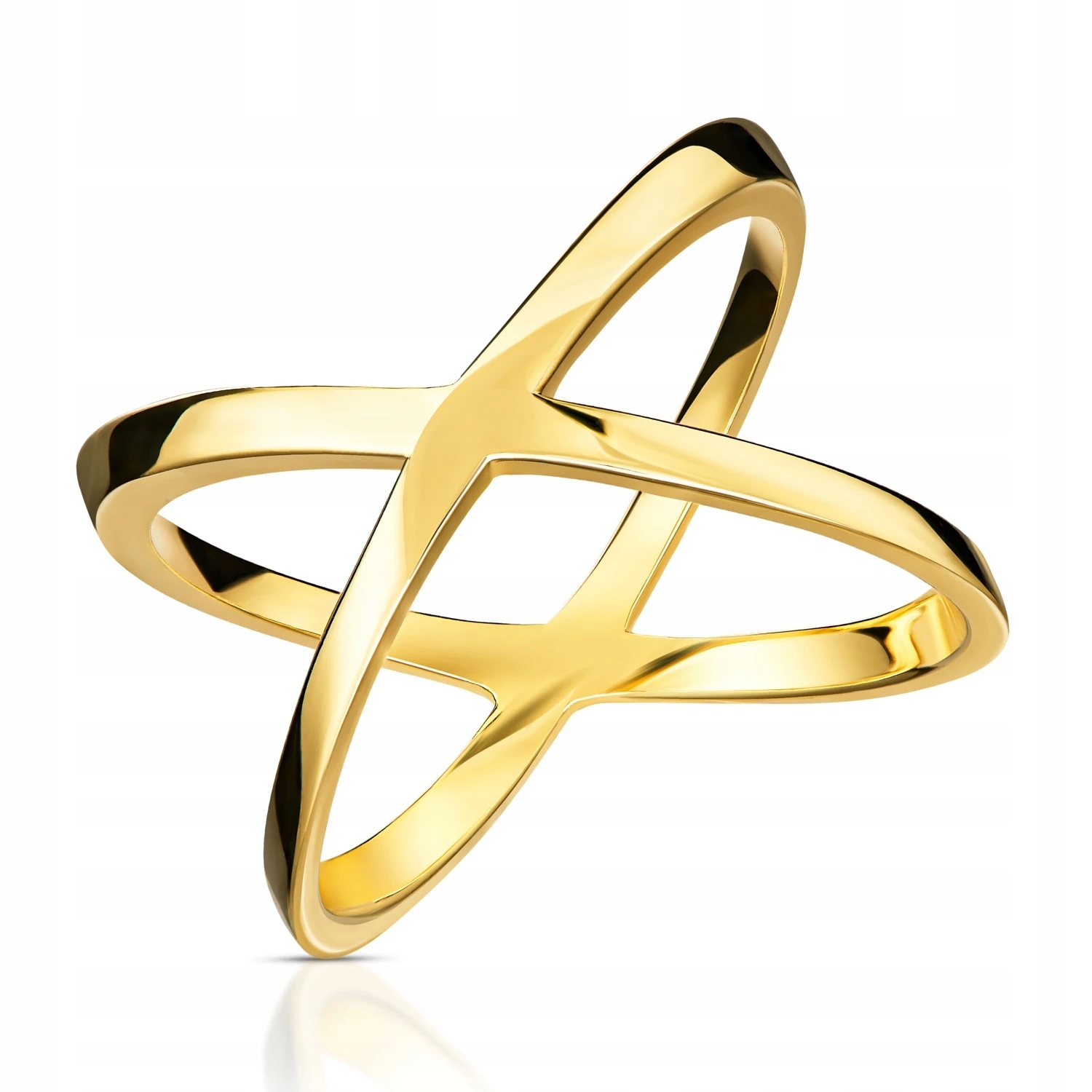 Prstýnek 585, Dámský, Neobvyklý Tvar, Vel.