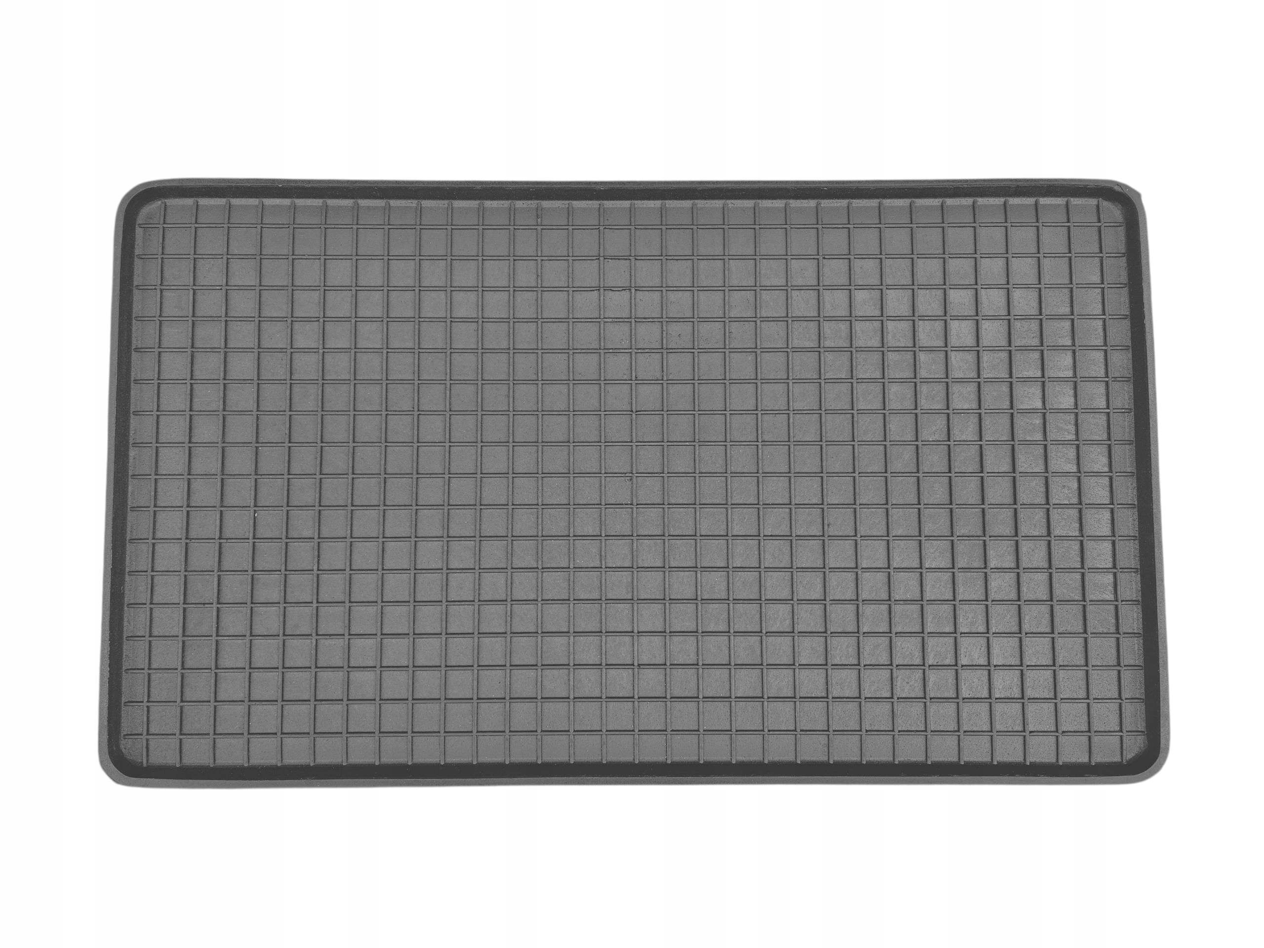 Dywanik Gumowy Korytkowy Prostokąt Wysoki Rant 70x40cm Czarny Mat Duży XL