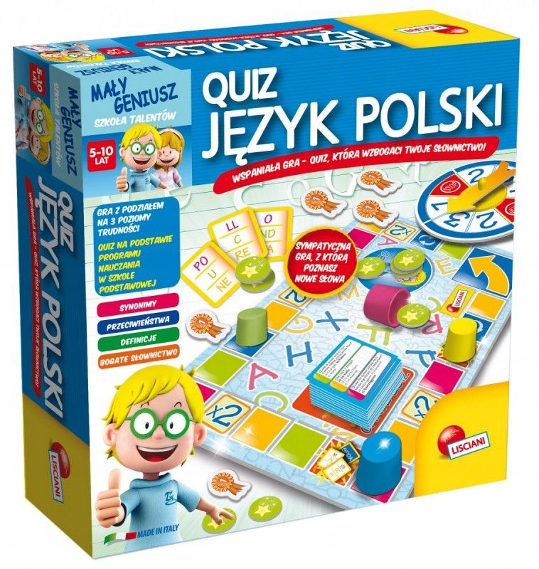 MAŁY GENIUSZ, QUIZ - JEZYK POLSKI