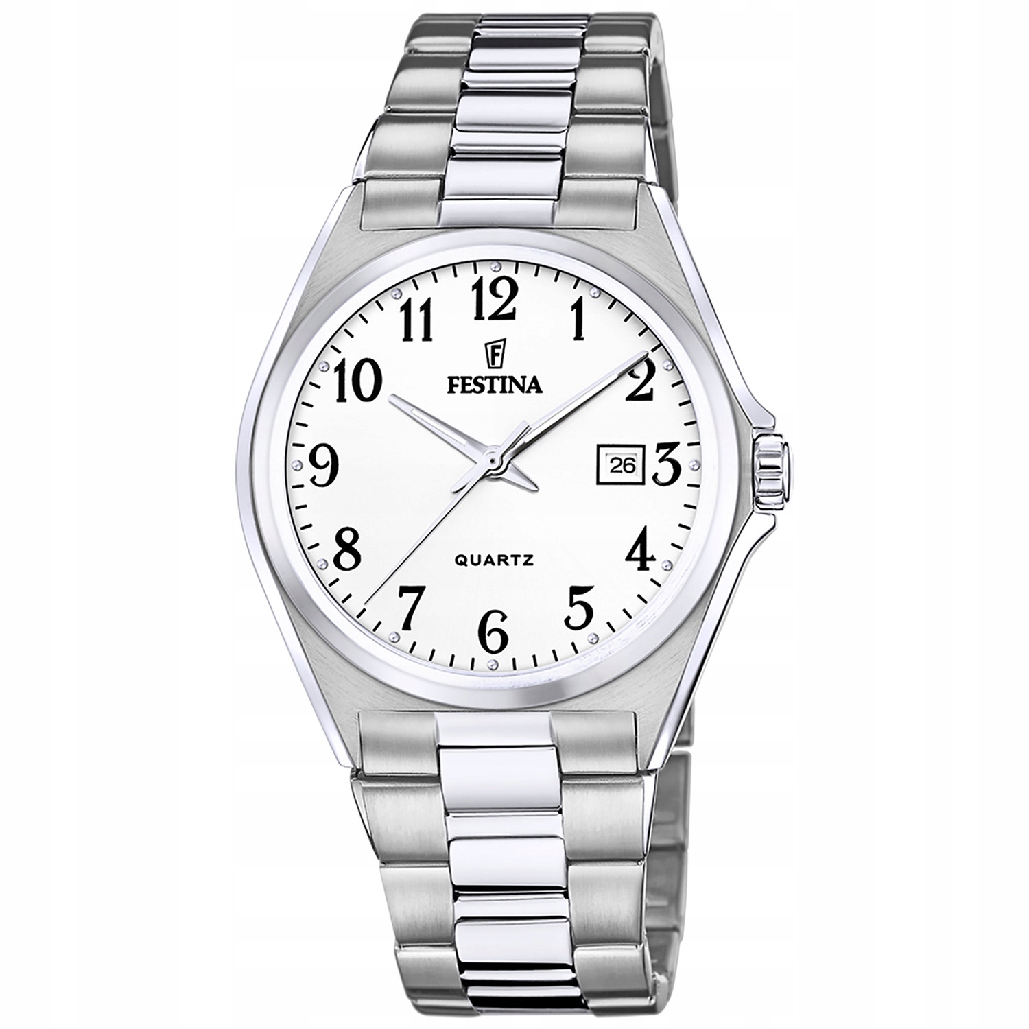 Pánské Hodinky Festina F20552-1 stříbrný náramek