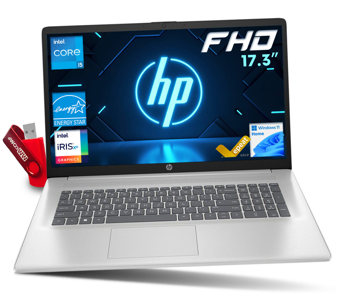 Notebook Hp 17-CN3003CA i5 32GB 2TB Ssd 17.3" Fhd Ips W11 Vytvorený Pre Štúdiá