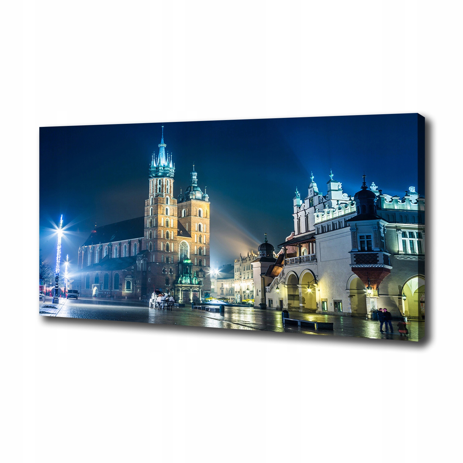 

Foto obraz canvas na ścianę Kraków nocą 100x50 cm