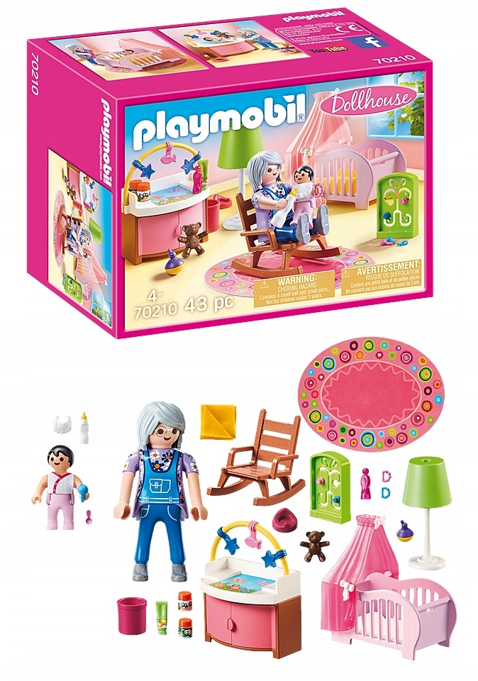 PLAYMOBIL 70210 Pokoik dziecięcy Dollhouse 12359970815 