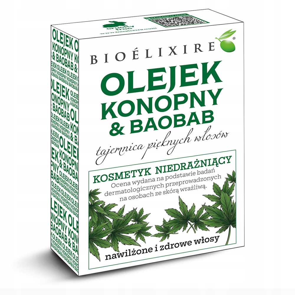

Bioelixire Olejek Konopny Baobab Do Włosów 20ml