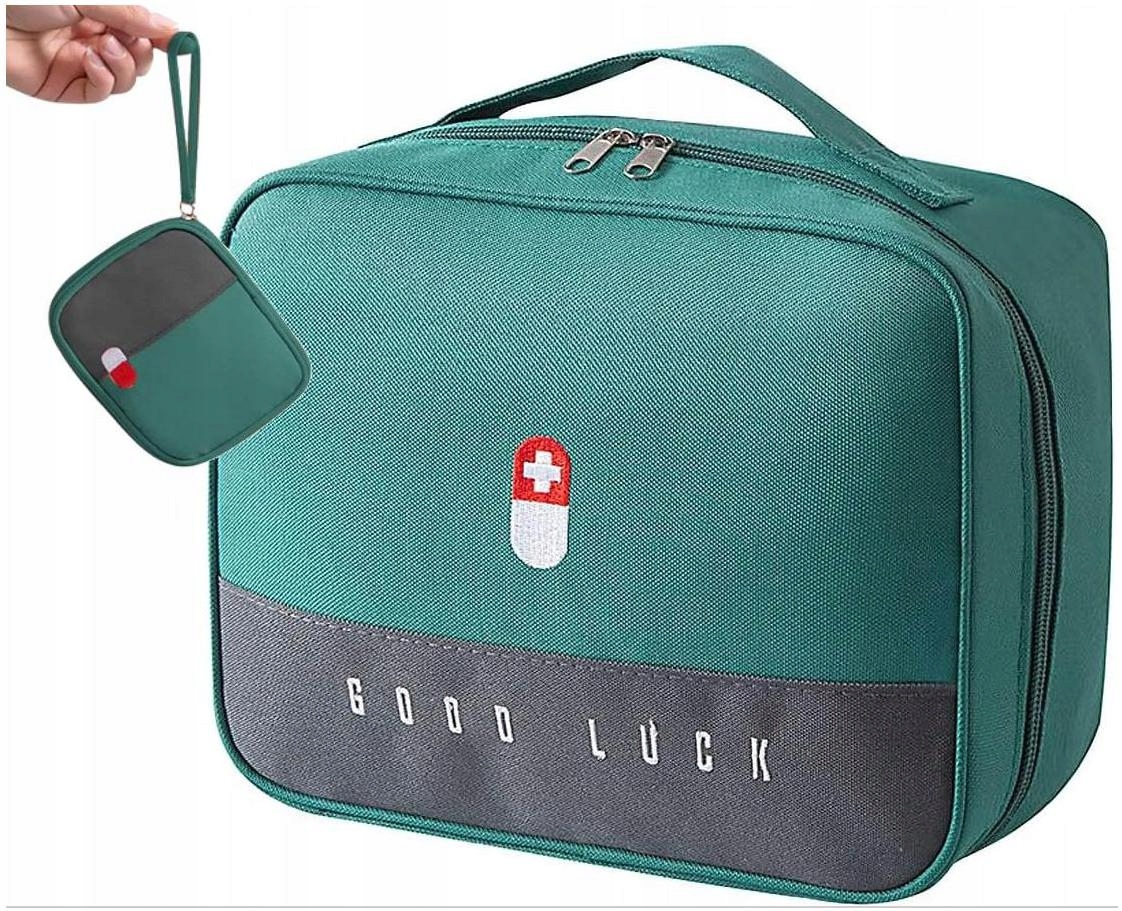 Apteczka Zestaw 2szt domowa medyczna leki podróżna