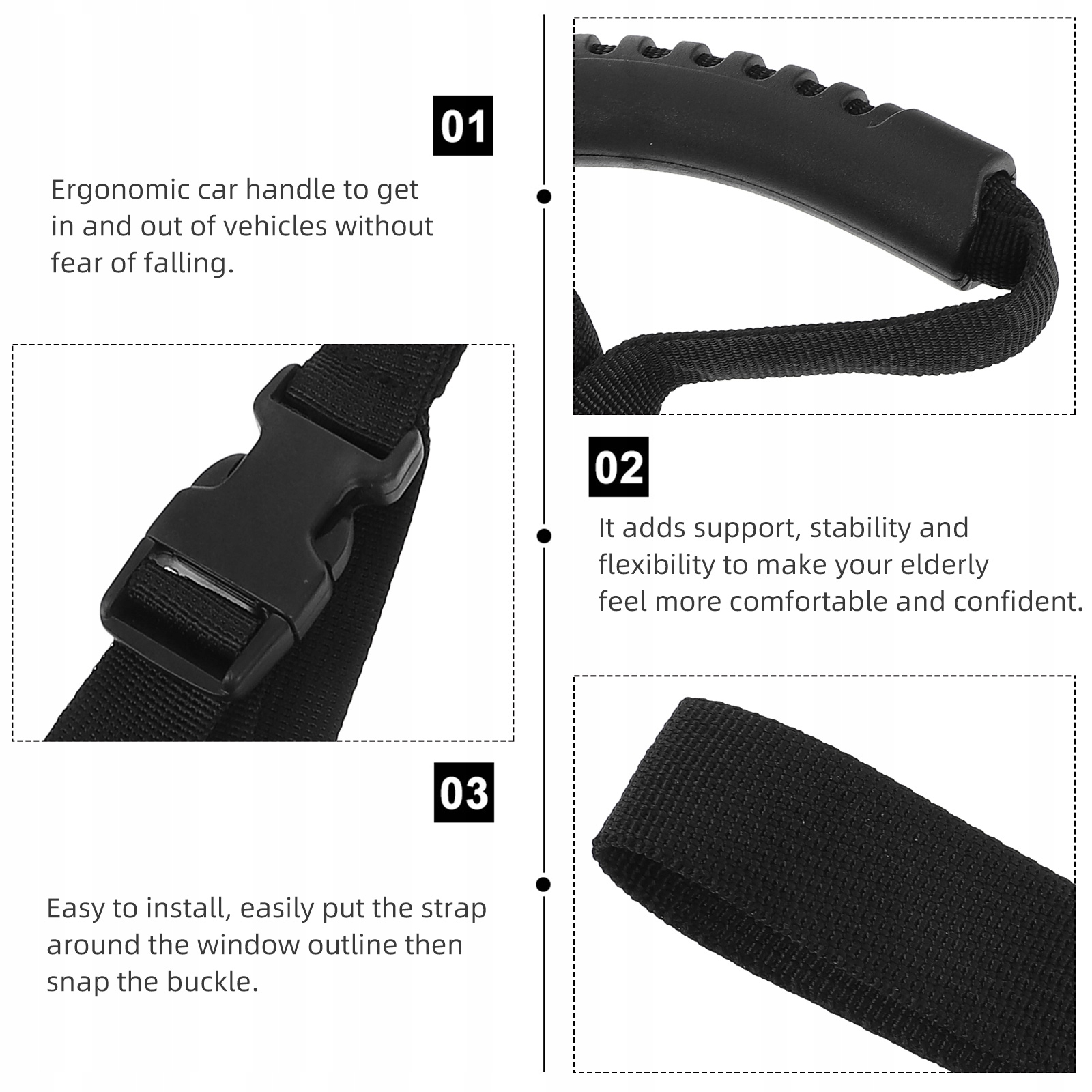 Pasek podtrzymujący podłokietnik samochodowy Producent inny