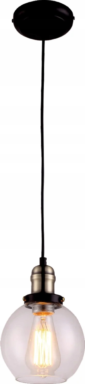 Kaja Samanta Závěsná lampa černá E27 Industriální 40W IP20