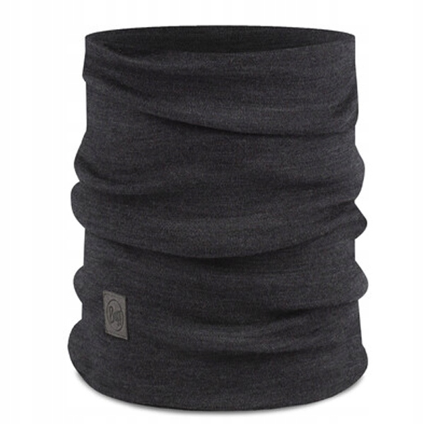 Buff komin zimowy ciepły wełna merino heavyweight grey szara
