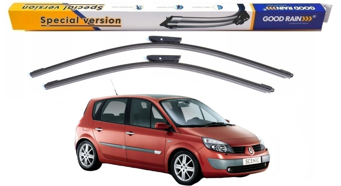 2x Wycieraczki Przód Komplet 650mm 550mm Renault Scenic II od 2004-