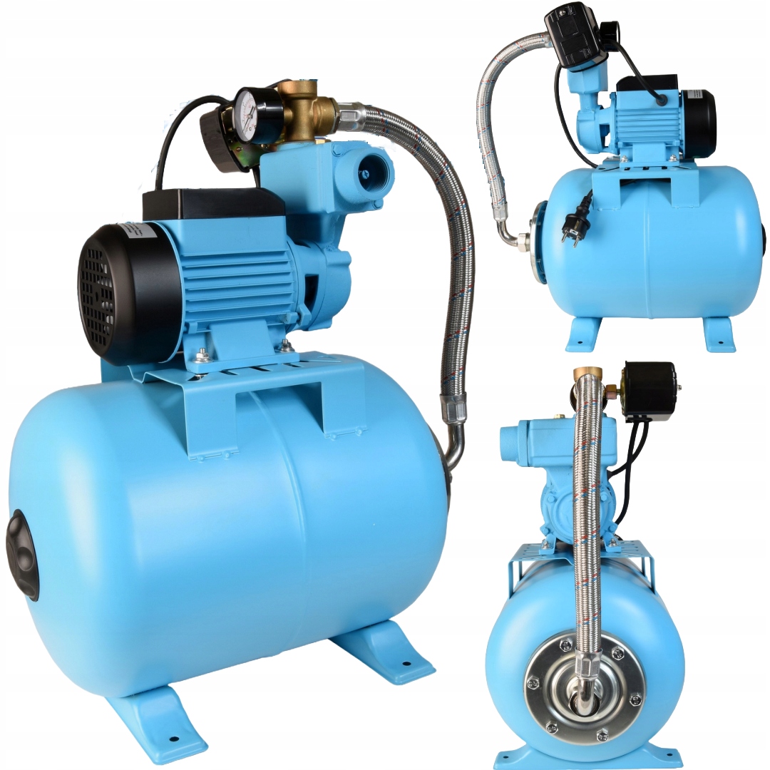 Zestaw Hydroforowy Do Studni Wody Osprzęt Hydrofor 24 L Pompa Wzp 250 W